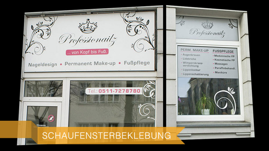 Schaufensterbeklebung Garbsen