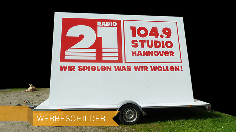 Werbeschilder Garbsen